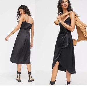 ANTHROPOLOGIE Giverny Midi Slip Dress